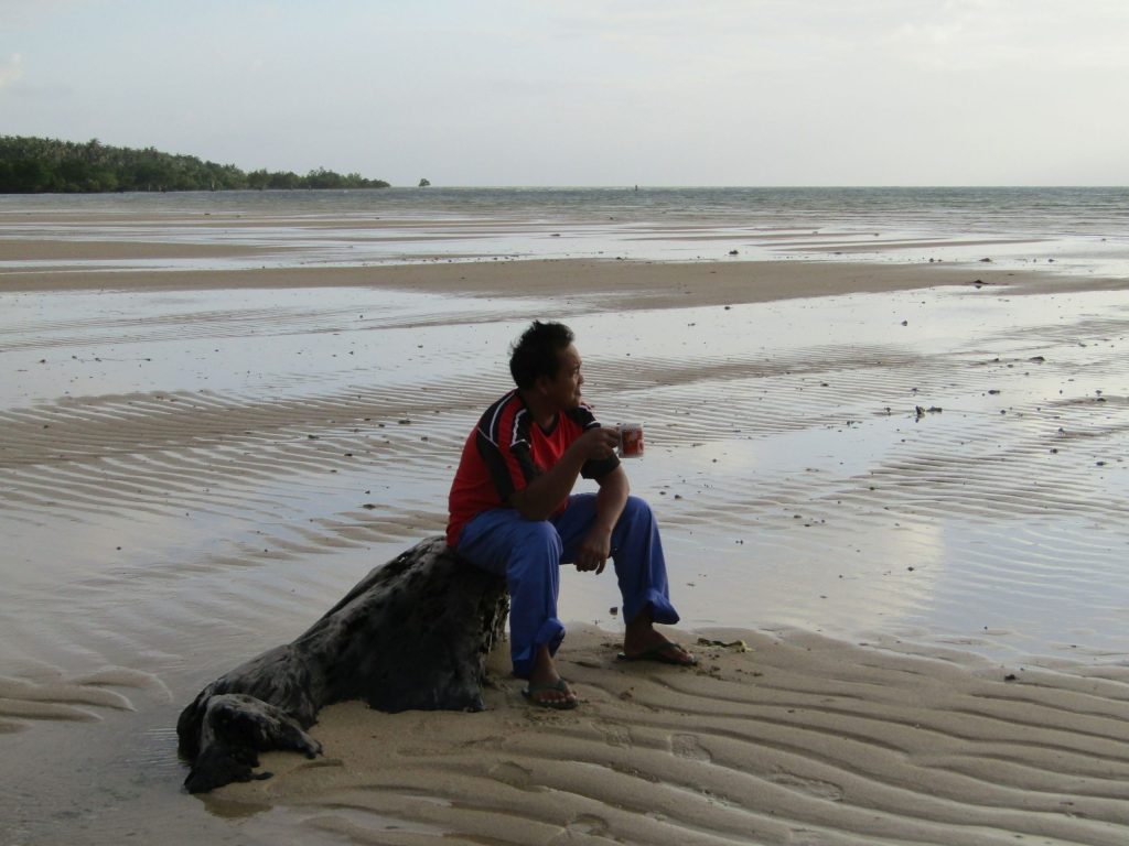Early morning is one of the best times to ponder the natural beauty of the island.