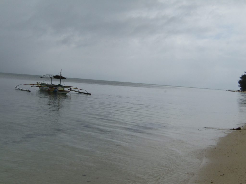 Riding a 'banca' is the best way to around any part of the island.