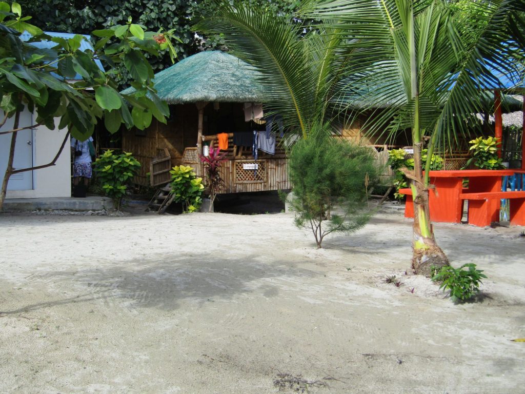 Our cottage ("Sampaguita") is made of nipa and bamboo.