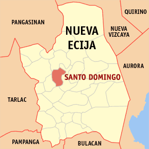 Wikipedia map showing Nueva Ecija and neighboring provinces in Luzon (one of the three (3) major islands in the Philippines.