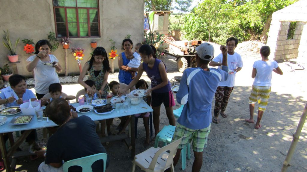 Lunchtime in Santo Domingo, Nueva Ecija. Lunch time in Santo Domingo, Nueva Ecija
