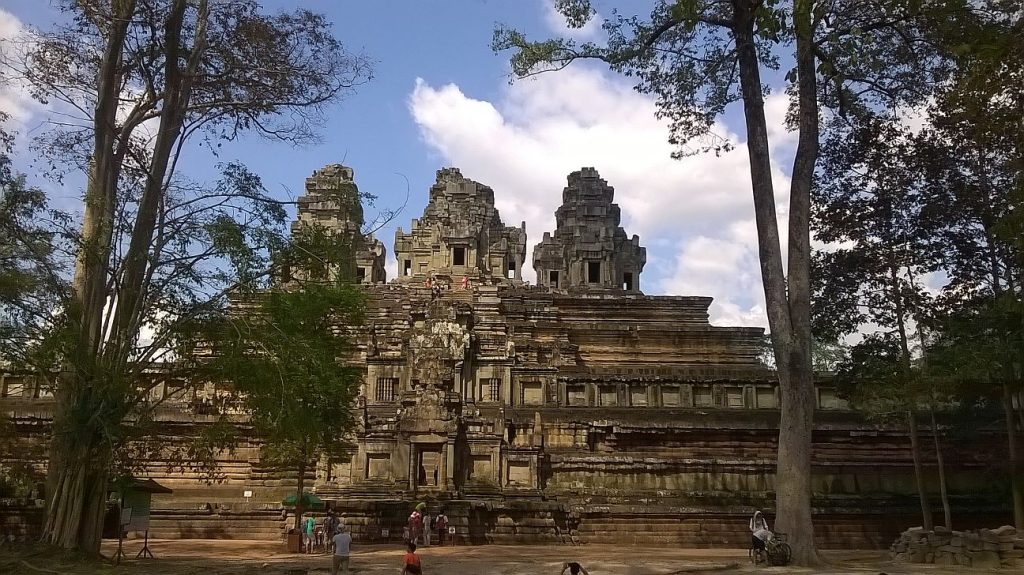 One of the more imposing structures inside the Bayon.