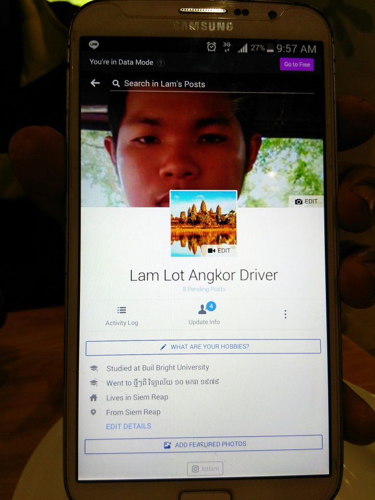 Like everyone in Southeast Asia, young Cambodians spend a lot of their time on social media sites.