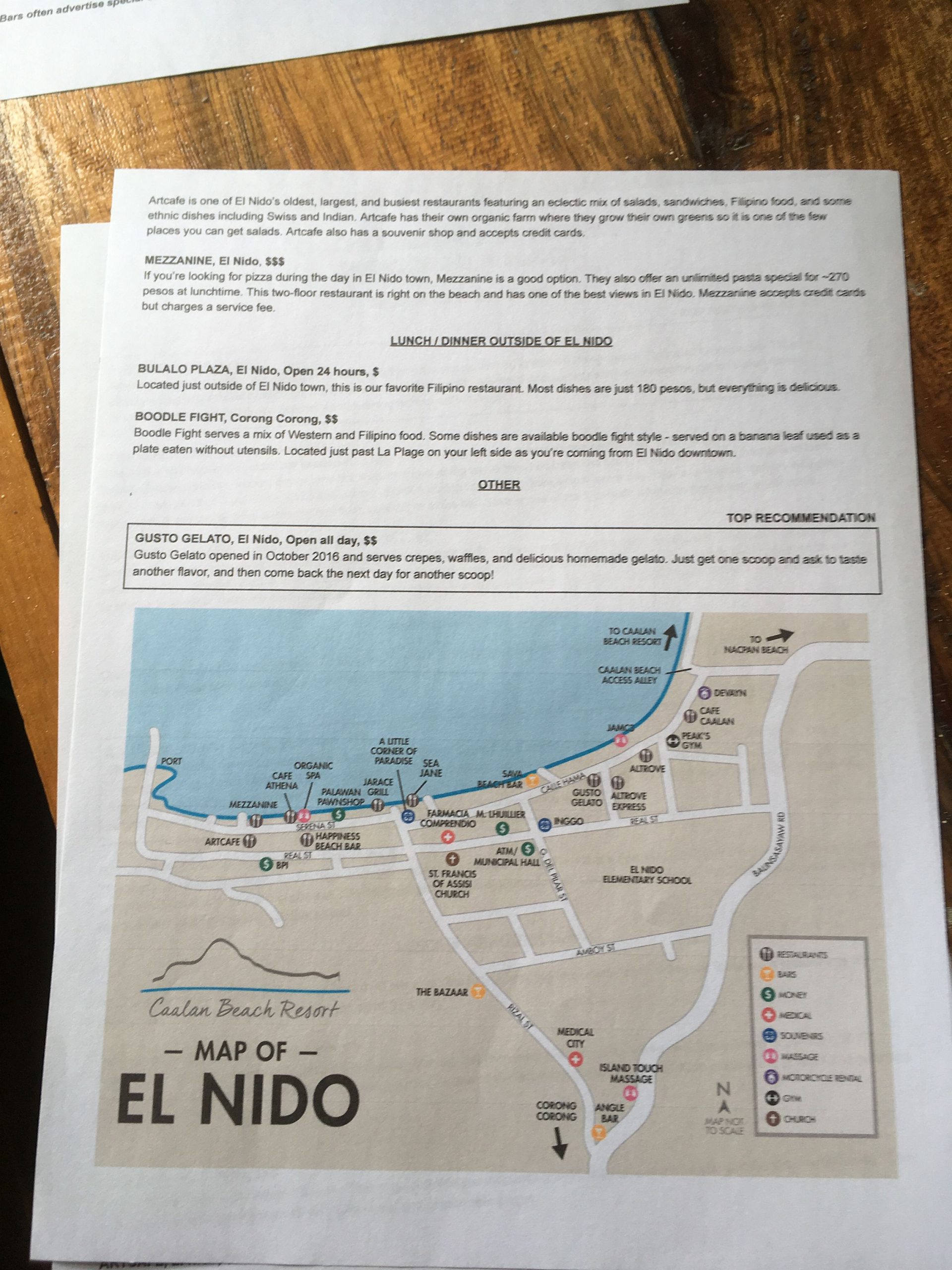 The guide-map is helpful especially for budget-conscious travelers.