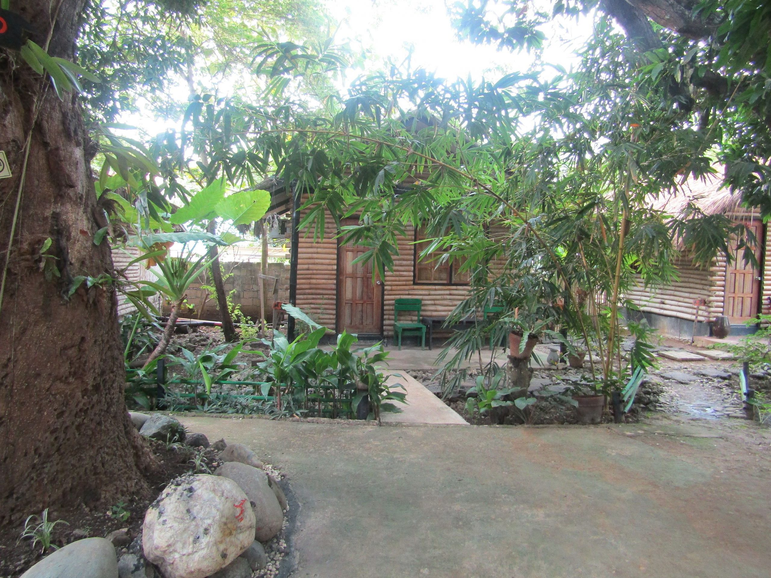 Some of the air-conditioned 'nipa huts' inside Subli Guest Cabins' compound.