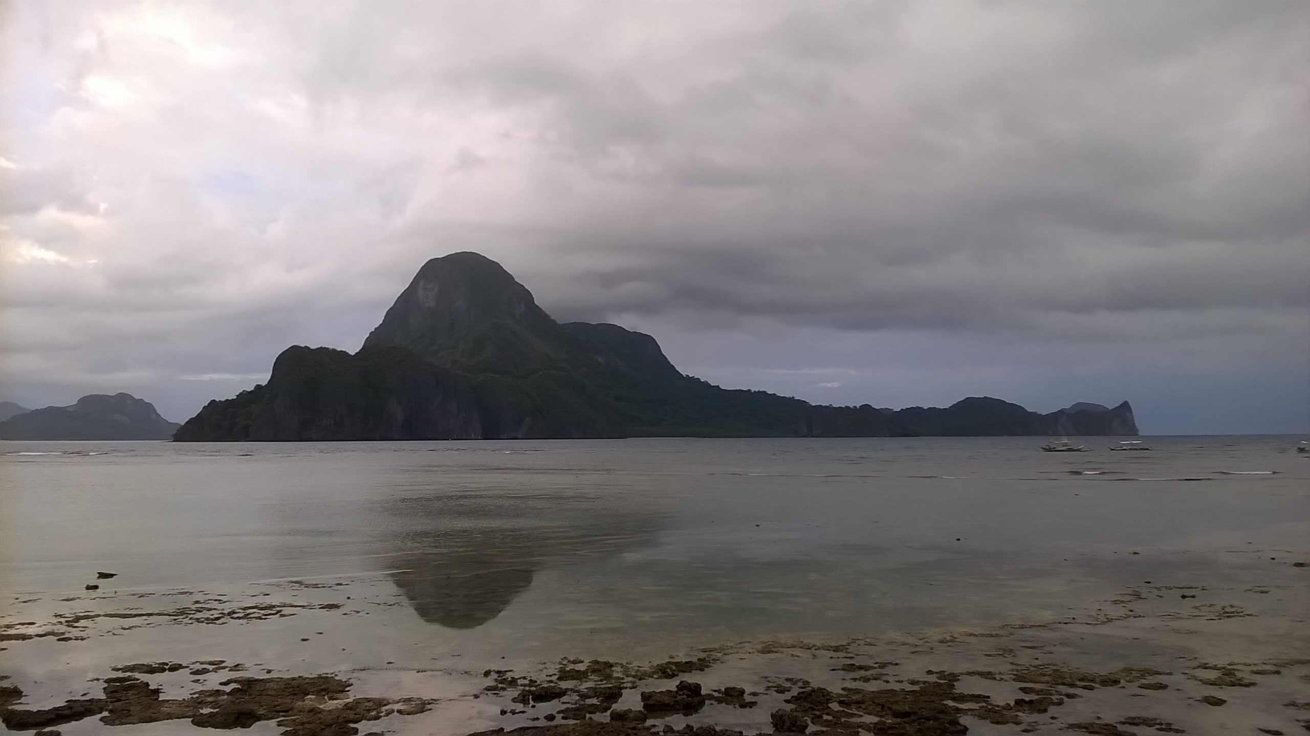 Cadlao Island beckons from a distance.