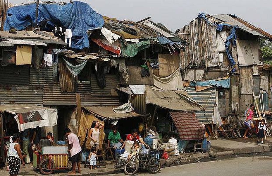The search for a 'better life' in urban areas has led to this....