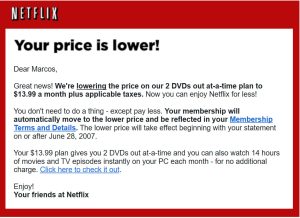Netflix actually began their streaming service in 2006 for U.S. subscribers. It now offers this service to several countries in the world.