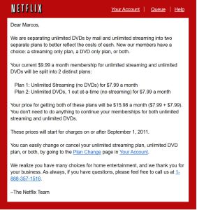 When this post was written, Netflix's DVD-by-mail still operates (U.S. only) with about 3 million subscribers via dvd.com,