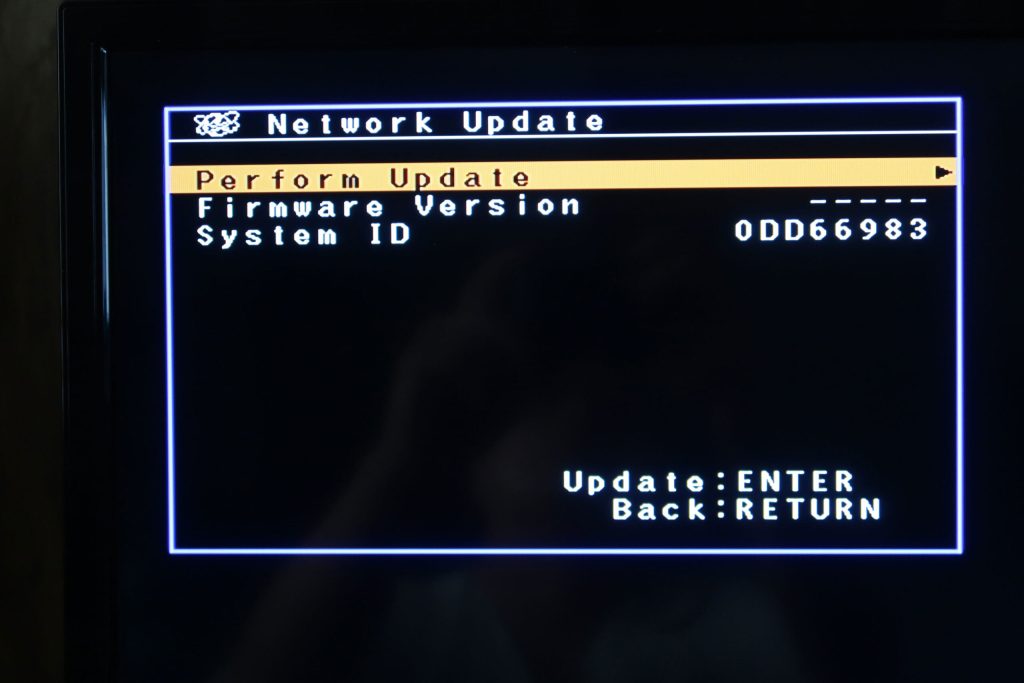 If all you see are dashes in the 'Firmware Version" field, then, it's time to install it via USB.