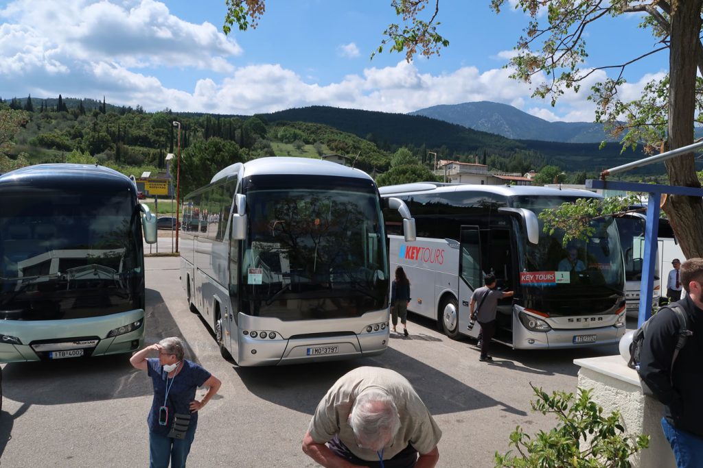 From Athens, the half-day trip to Delphi costs around Euro 108 or US$ 115.