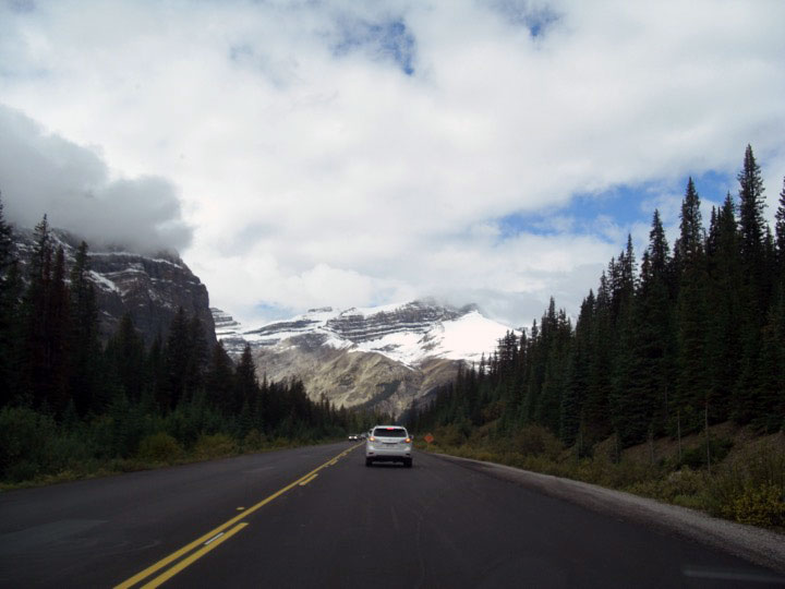 The drive from Banff to Jasper in Alberta, Canada The scenic drive from Banff to Jasper in Alberta, Canada.